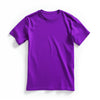 Lila Kurzarmshirt