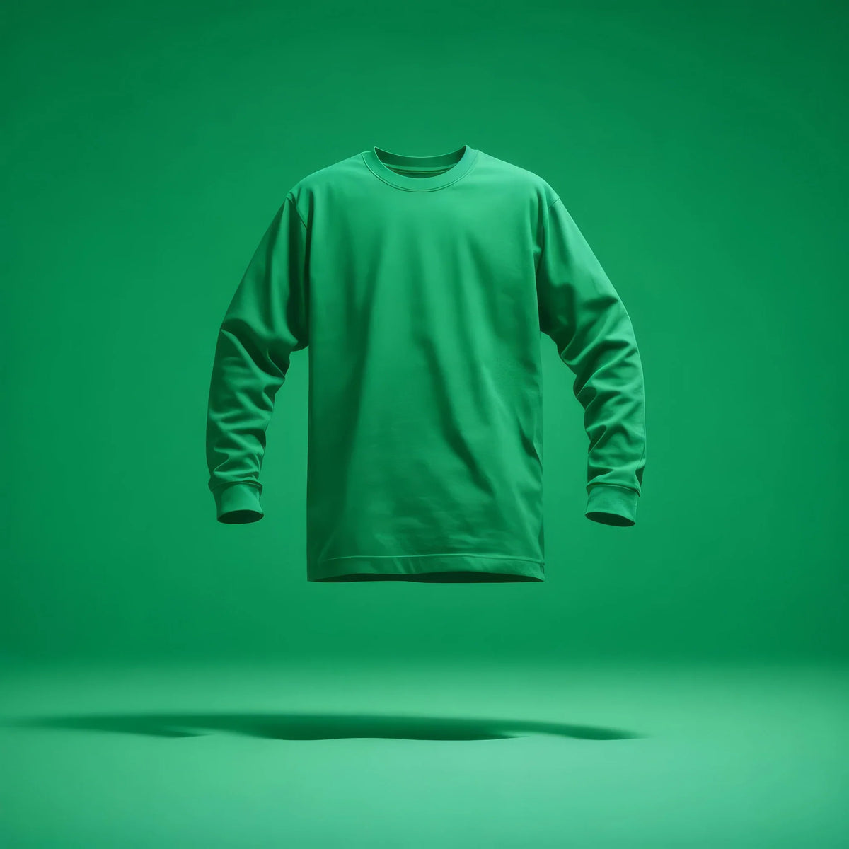 Prenda verde de manga larga