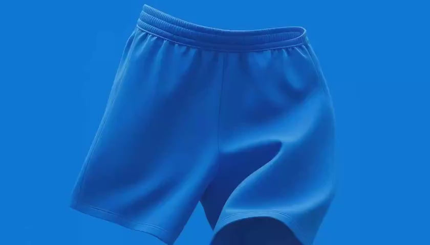 Blue shorts