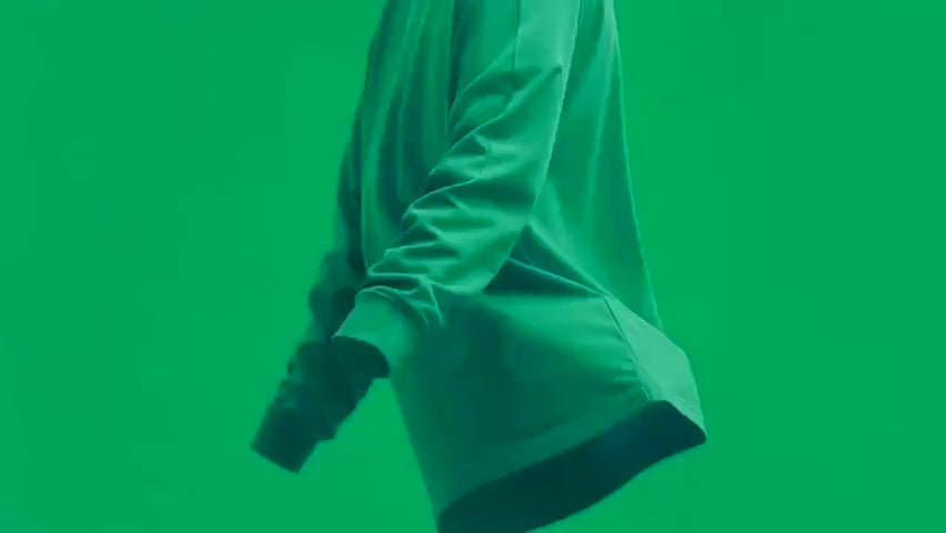 Prenda verde de manga larga