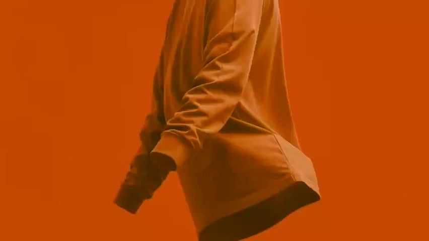Manga larga naranja