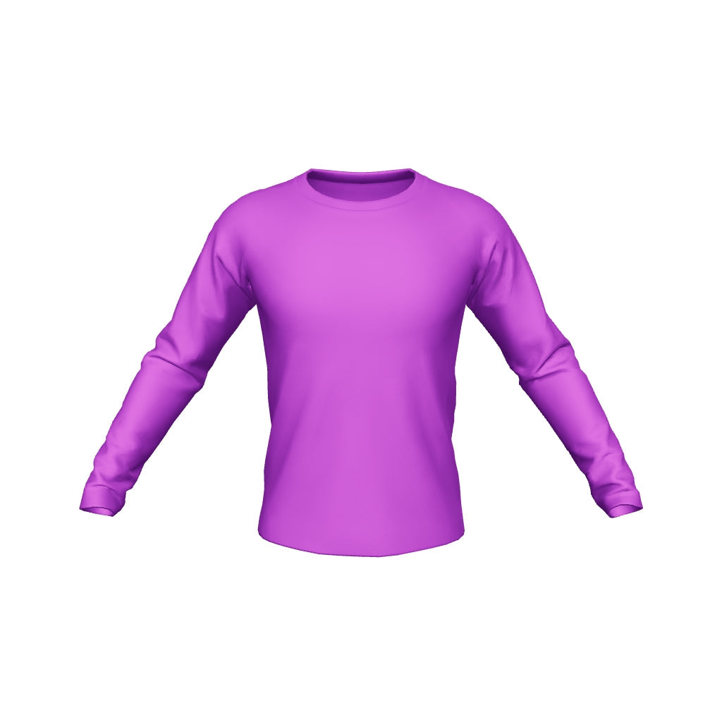 lila Langarmshirt